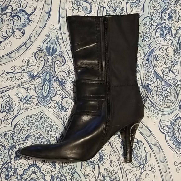 Nine West Black Heeled Booties *HOST PICK* - Picture 3 of 7